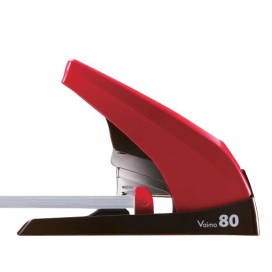 Grapadora manual con grapado plano MAX Vaimo 80 roja VFL