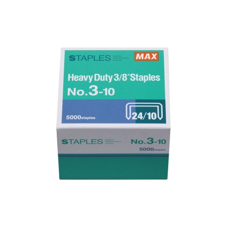 Grapas MAX Nº 3-10M (24/10 MM) C/5000