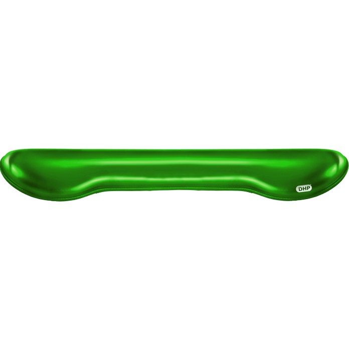 Reposamuñecas para teclado Crystal Gel para teclado GCR 10V verde