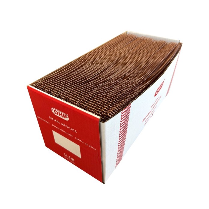 Espiral metálica 5.1 18 mm A3 oro rosa
