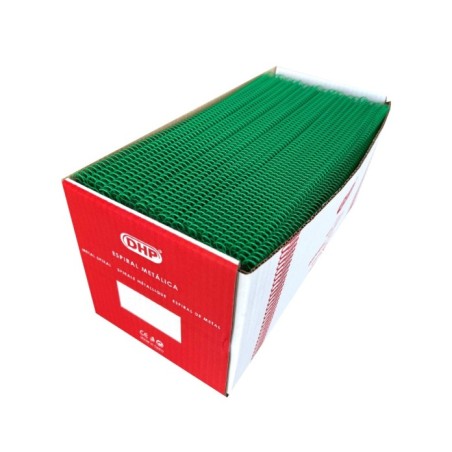 Espiral metálica 5.1 20 mm A4 verde
