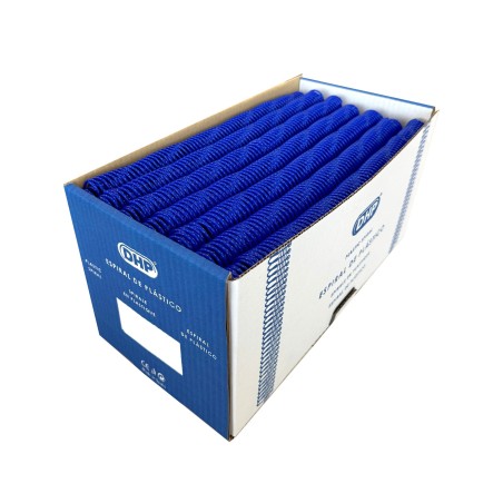 Espiral de plástico 5: 1, 8 mm, A4, C / 100, 7. azul escuro