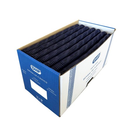 6: 1 espiral de plástico, 18 mm, A4, C / 100, 8. Azul Marinho